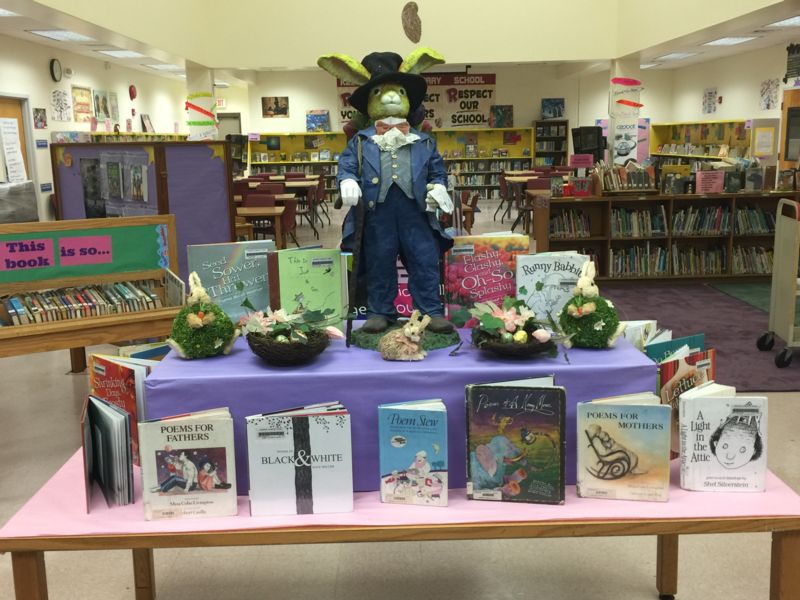 Picture of march library display