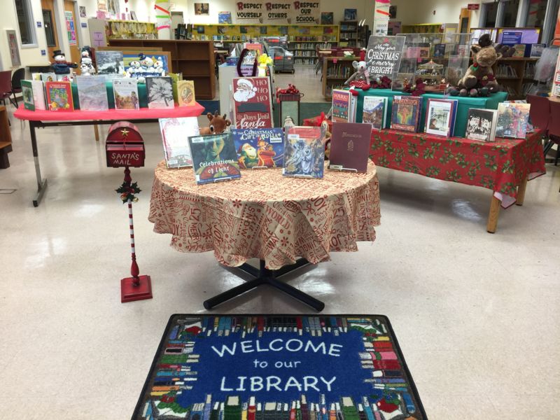 Picture of library in December 2017 