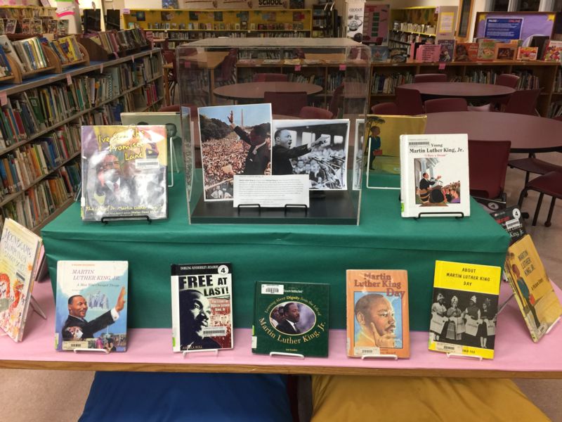 Picture of librarydisplay in January 2018