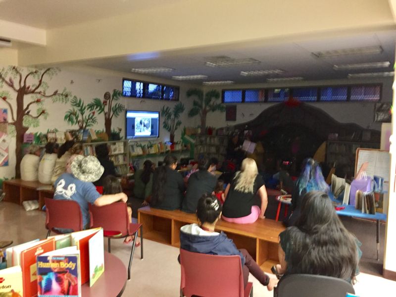 Reading at the carpet area