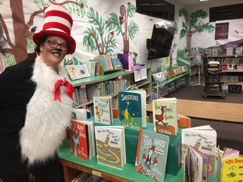 Mrs. Funes as Dr. Seuss