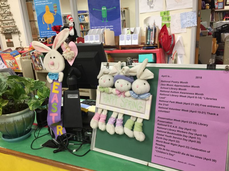 Picture of library display