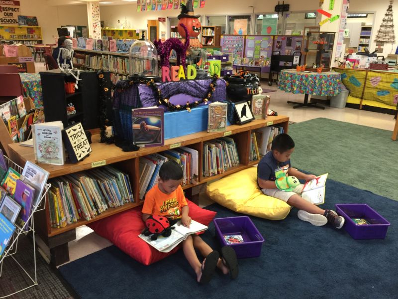 Reading at the carpet