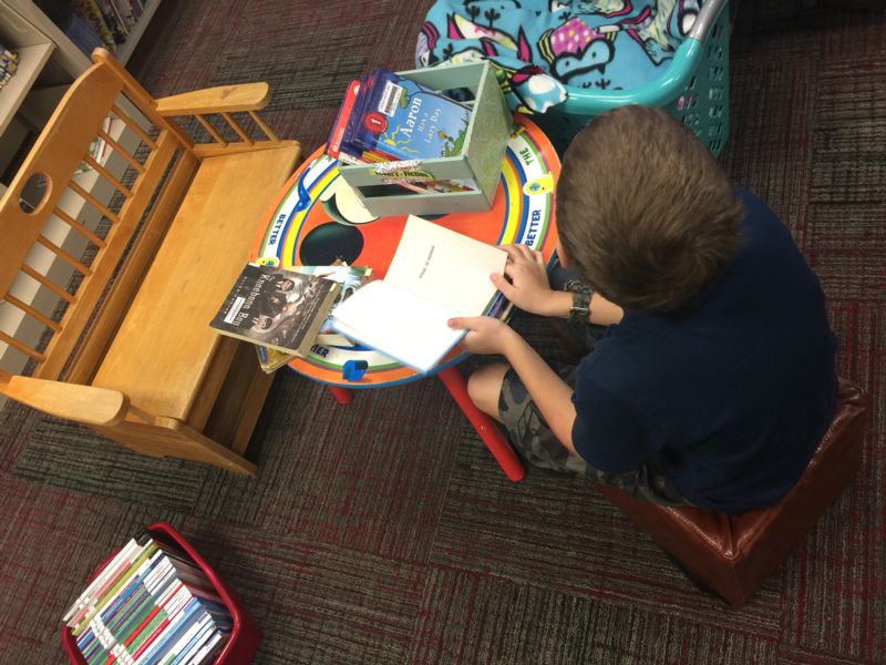 Reading at the carpet